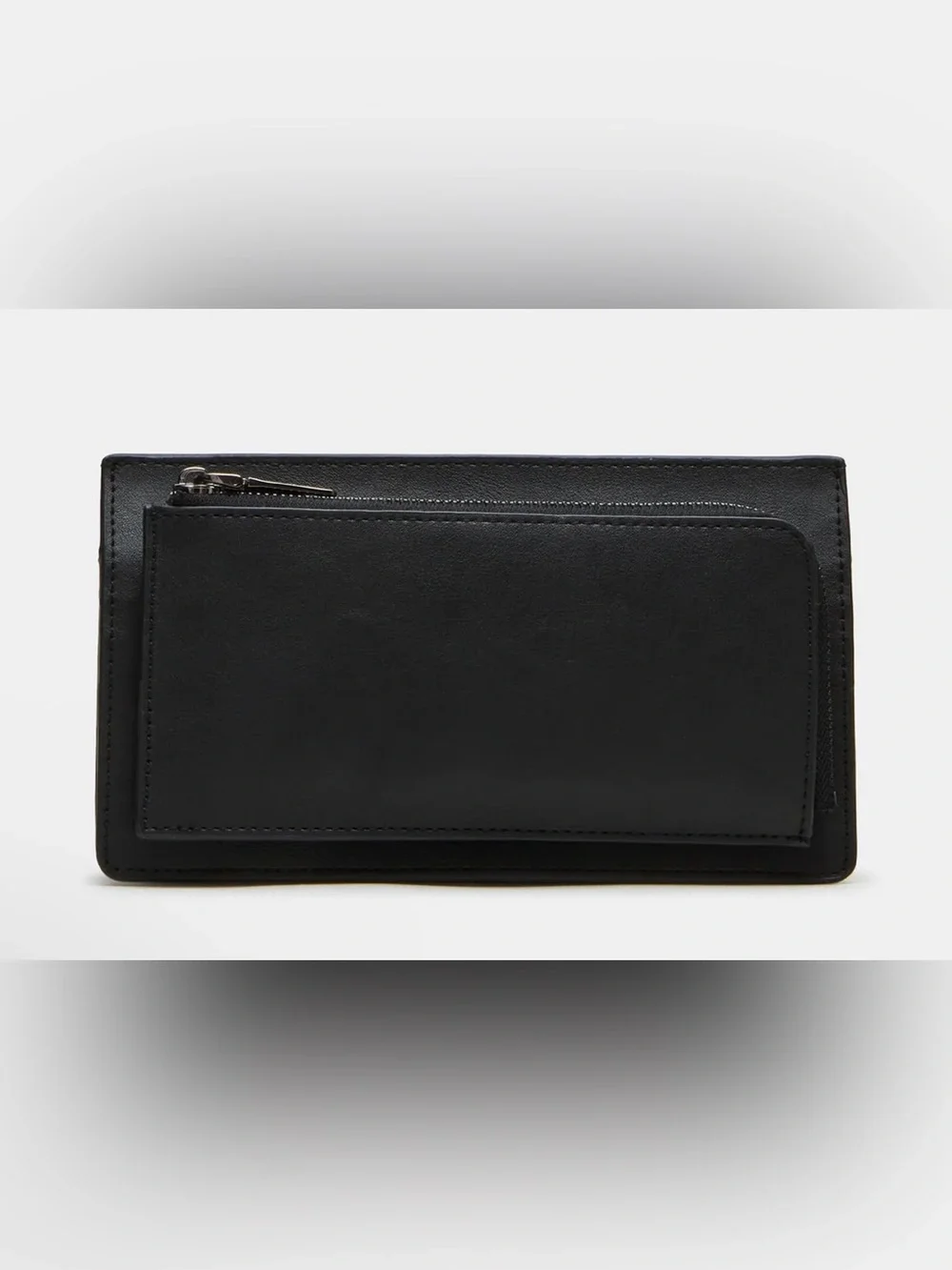 Steve Madden Cabby Black Men’s Wristlet with gun metal hardware Clutch NWOT